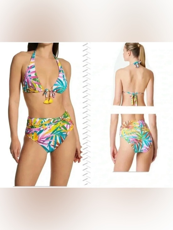 Bleu Rod Beattie Other - Bleu Rod Beattie Fantasy Island Tall Triangle Top and High Waist Bottom